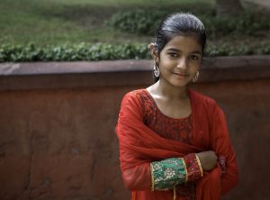 The Girl at Agra Fort